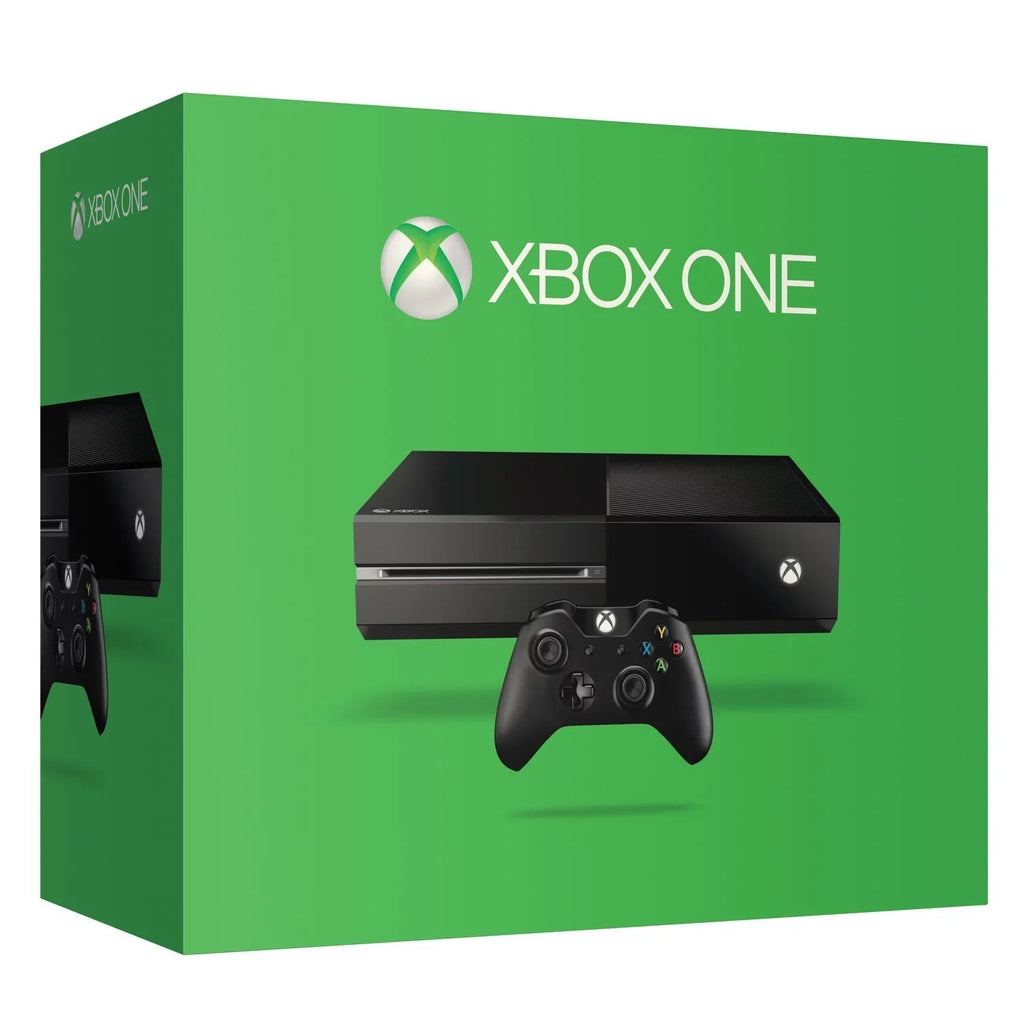 Xbox One Original 500GB Gaming Console Black Headset 2 Controller Included With FIFA-19 Game BOLT AXTION Bundle Used