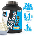 BPI Sports Best Protein Protein Vanilla Swirl, 72 Servings