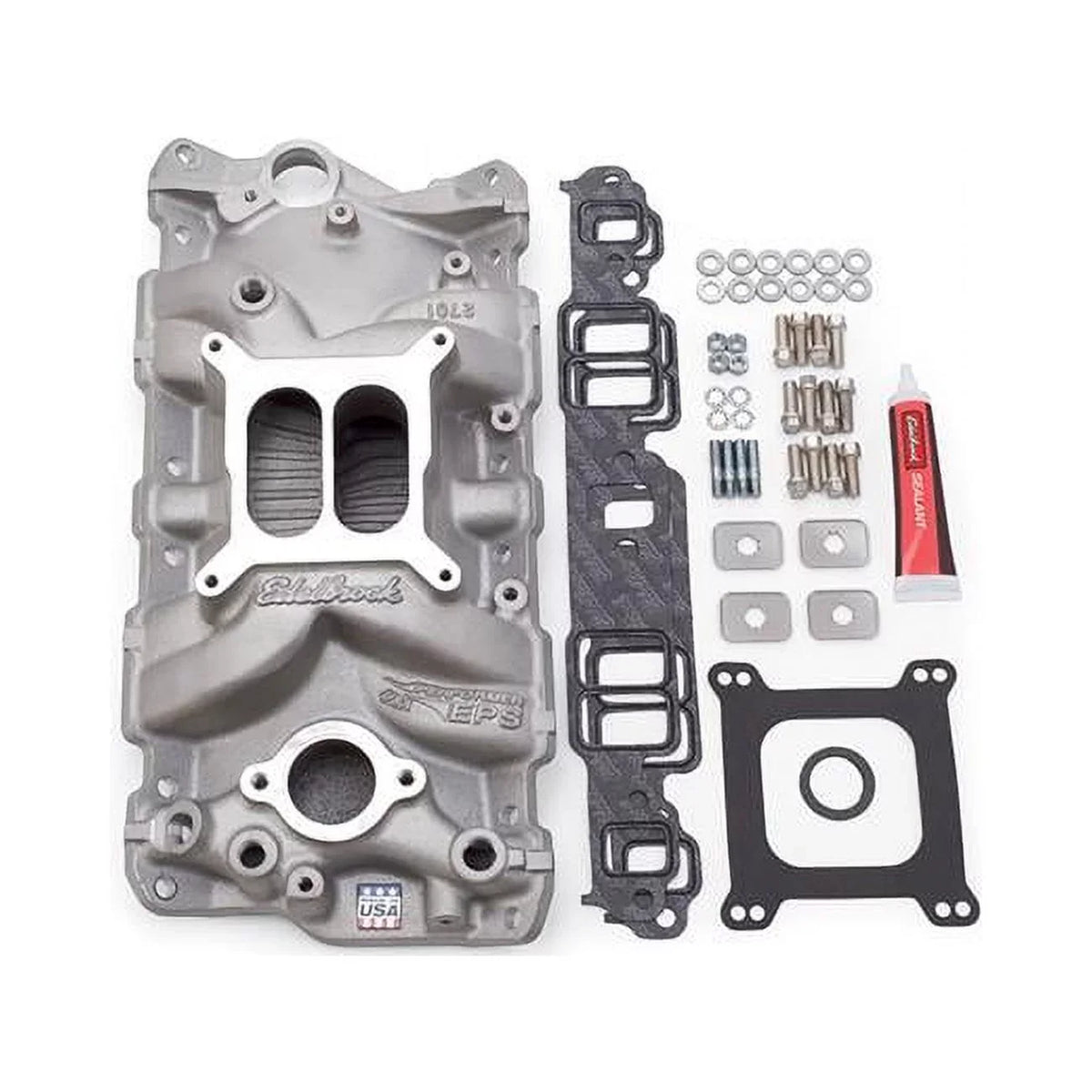 Edelbrock Manifold Installation Kit Performer Eps SBC 1957-1986 Natural Finish