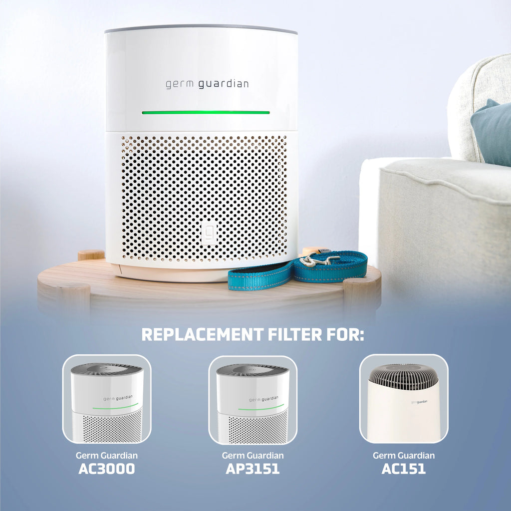 Germ Guardian Filter V Smoke Clear HEPA Genuine Replacement Filter for AirSafe and AC151 Air Purifiers, FLT151SM