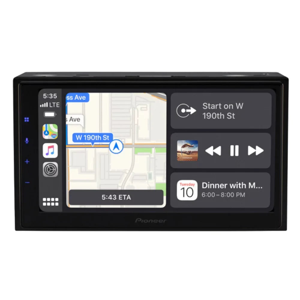 New Pioneer DMH-W4660NEX 6.8" Digital Multimedia Receiver w/ License Plate Camera