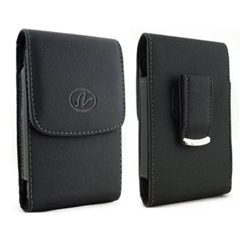 Holster Leather Case Belt Clip w 5ft Long 15W Fast Home Charger for LG V40 ThinQ, V35 ThinQ, Premier Pro Plus (L455DL), G8X ThinQ, Stylo 4 Plus, Harmony 4 - Lively Jitterbug Smart3