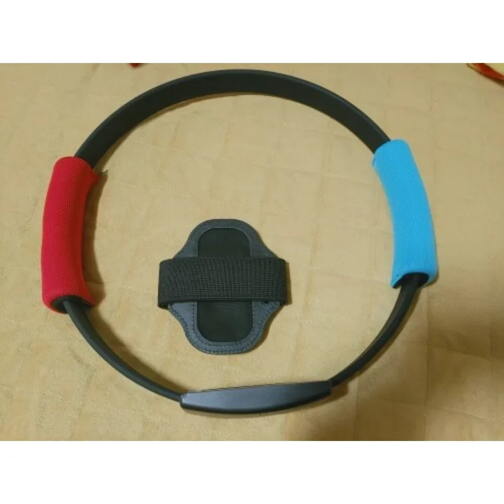 For Nintend Switch Somatosensory Yoga Fitness Ring Anti-Slip Grips Adjustable Leg Strap Set For Ring Sport Game
