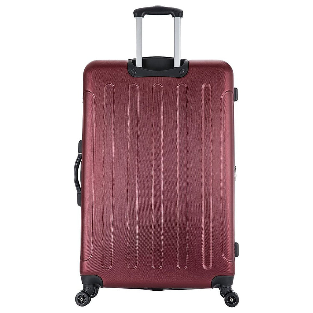 DUKAP INTELY PC/ABS Plastic 4-Rim Spinner Luggage Wine (DKINT00L-WIN)