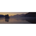 Silhouette of a tree in a lake Loch Tay Tayside region Scotland Poster Print by - 36 x 12