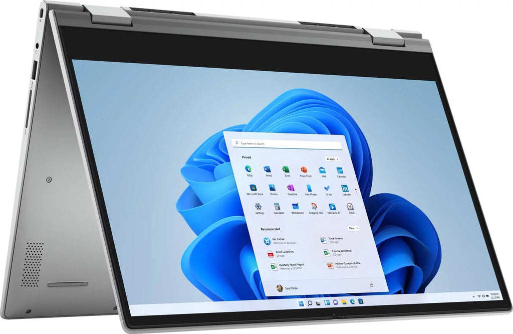 Inspiron 5000 2-in-1 Laptop / 14" HD Touch-Screen / 11th Gen Intel Core i3-1115G4/ 8GB DDR4/ 256GB SSD/ Webcam/ WiFi 6/ Bluetooth/ Win 10/Platinum Silver/ with UltraTech Mouse Pad Bundled