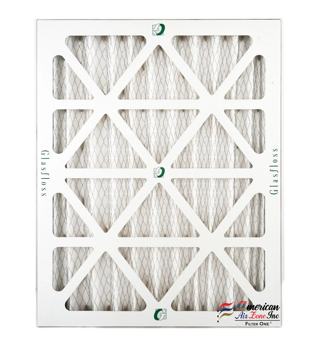 Glasfloss Air Filter 12x16x2 - 2" MERV 10 - (Pack of 12) - Pleated AC or HVAC Air Filter - Furnace Air Filter - Home or Office - Made In The USA.