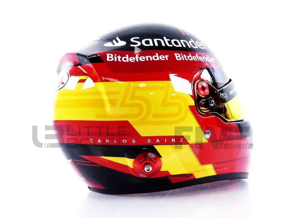 MINI HELMET 1/2 - CASQUE Carlos Sainz Jr - Ferrari F1 2023