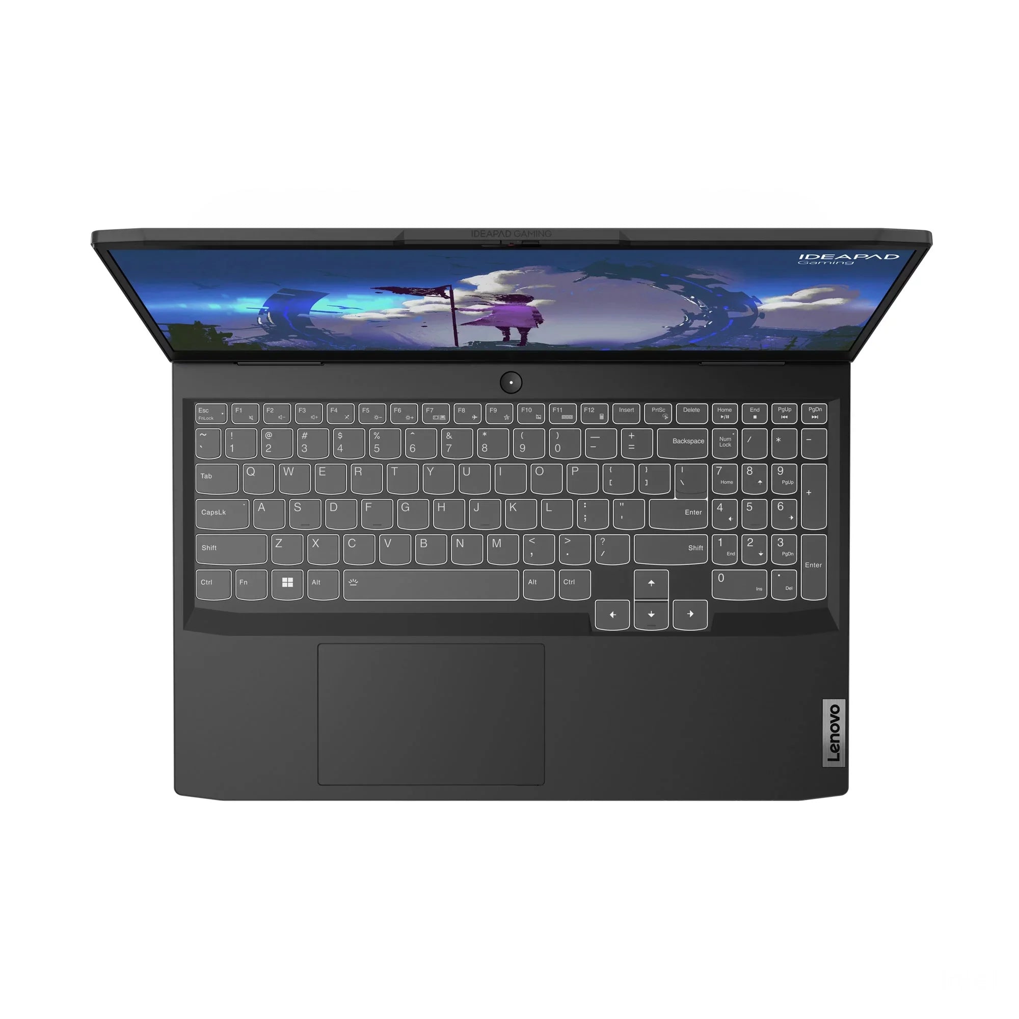 Notebook IdeaPad Gaming 3 15IAH7 Laptop, 15.6" FHD IPS, i7-12700H, NVIDIA® GeForce RTX™ 3050 Ti Laptop GPU 4GB GDDR6, 8GB, 256GB, For Gaming