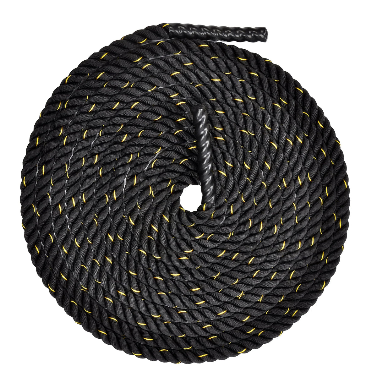 BalanceFrom Battle Rope 2 Inch Diameter Poly Dacron 40 FT Length, Heavy Ropes for Home Gym and Workout