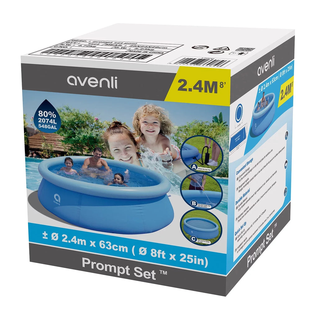 JLeisure Prompt Set & Pineapple Inflatable Outdoor Swimming Pool (2)