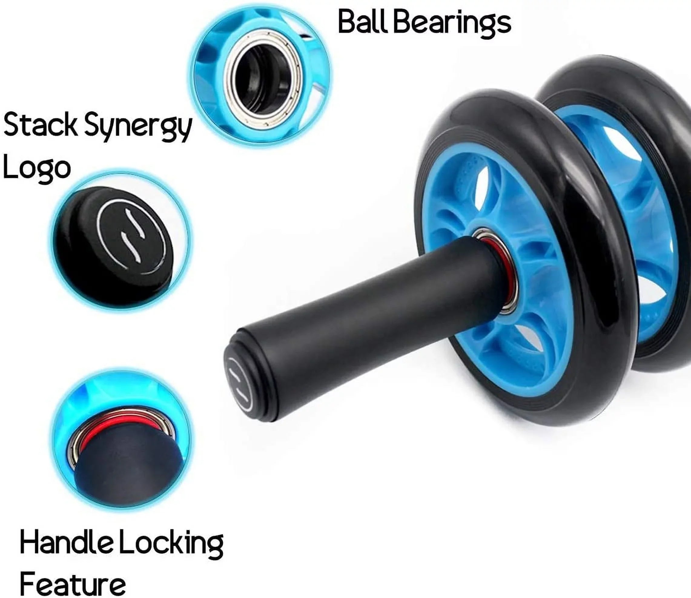 Dual AB Roller Circular part with Ball Bearings and Knee Pad
