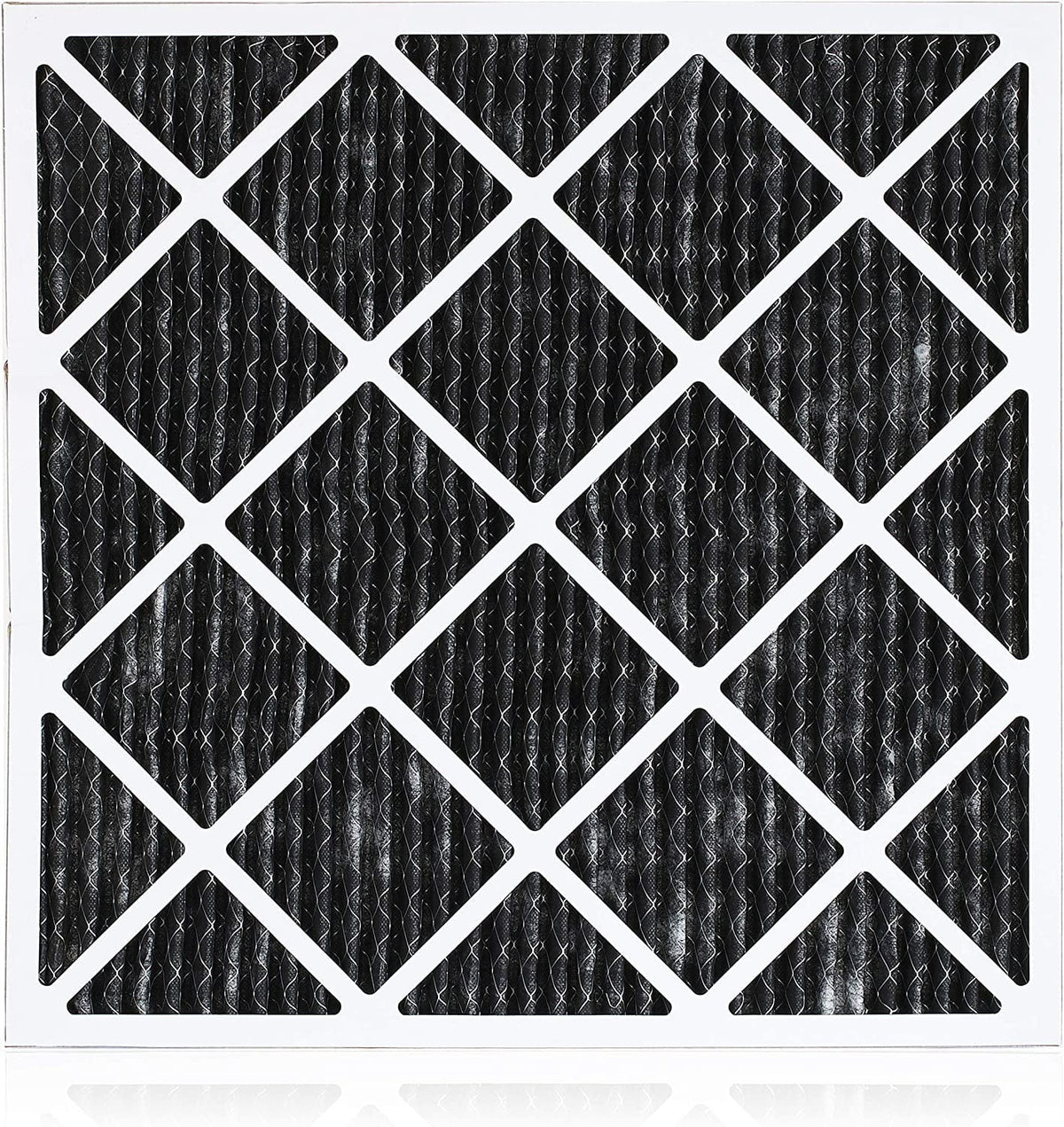 Filterbuy 18x18x1 MERV 8 Odor Eliminator Pleated HVAC AC Furnace Air Filters with Activated Carbon (5-Pack)