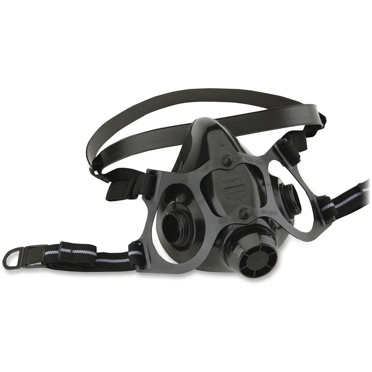 North 7700 Series Half Mask Silicone Respirator with Dual Cartridge Connectors for N-Series. Size Large (770030L)