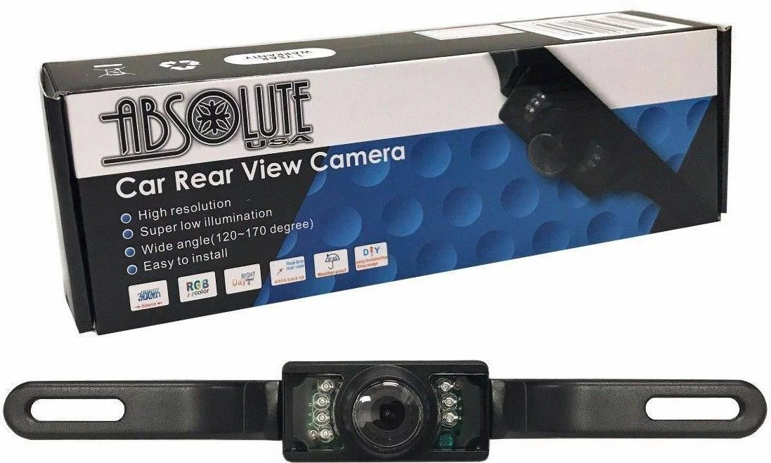 FOR KENWOOD DNN991HD DNN-991HD NIGHT VISION COLOR REAR VIEW CAMERA BLACK FRAME