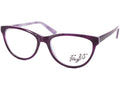 CSD Handmade Acetate Eyeglasses Frame with Spring Hinge for Women Colllection Foxy Style Molly Purple