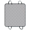 GCKG Popular Graceful Grey Circles And Little Pattern Pet Car Chair Cover Dog Car Chair Mat Hammock Cargo Mat Trunk Mat For Cars Trucks and SUV 54x60 inches