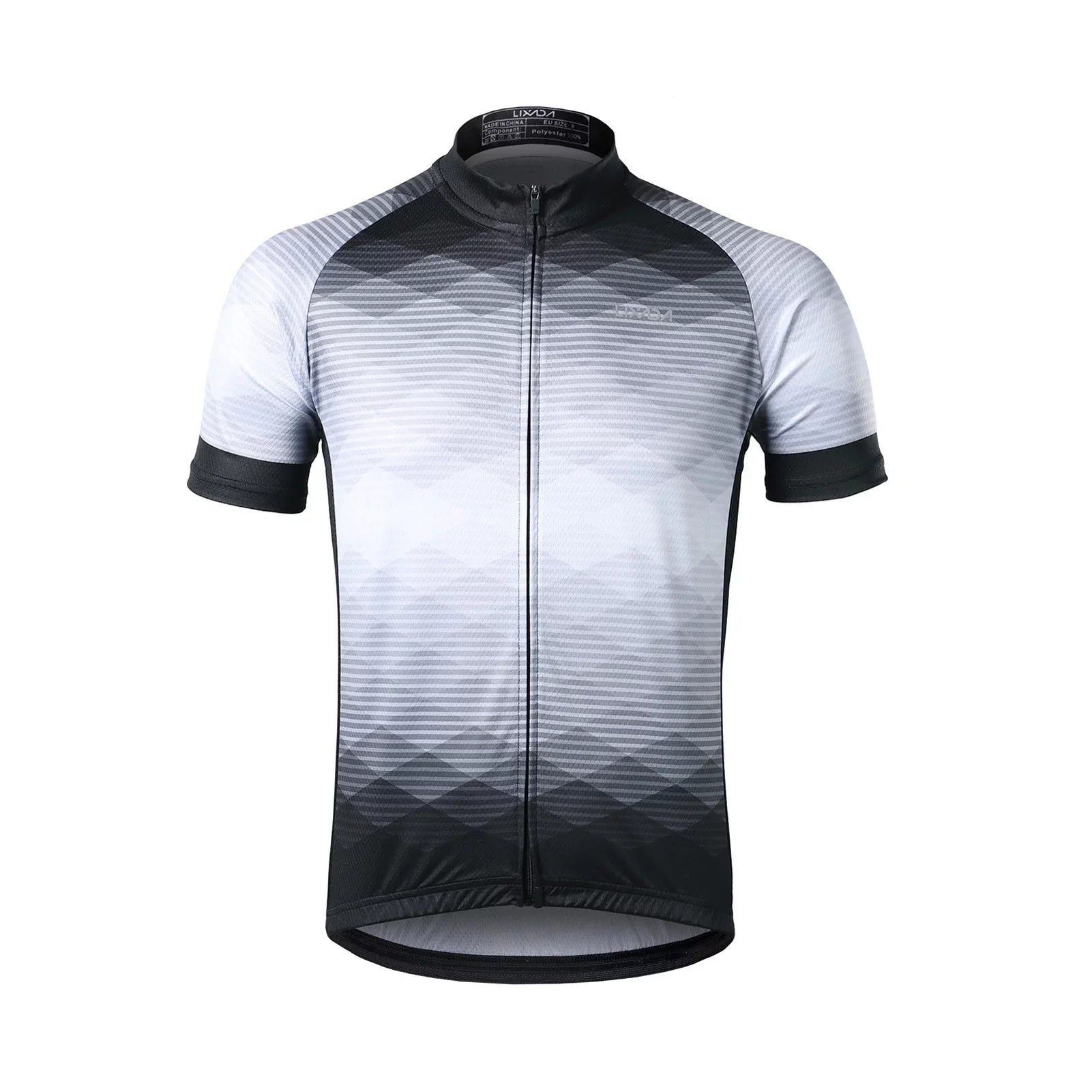 Lixada Men Cycling Jersey Breathable Short Sleeve Bike Shirt and Padded Shorts MTB Bike Clothing Suit