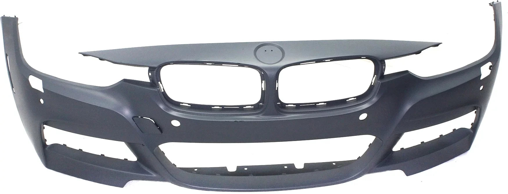 Front BUMPER COVER Compatible For BMW 3-SERIES 2013-2018 Primed with M Sport Line with HL with PDC Sensor Holes/Cam Sedan/Wagon