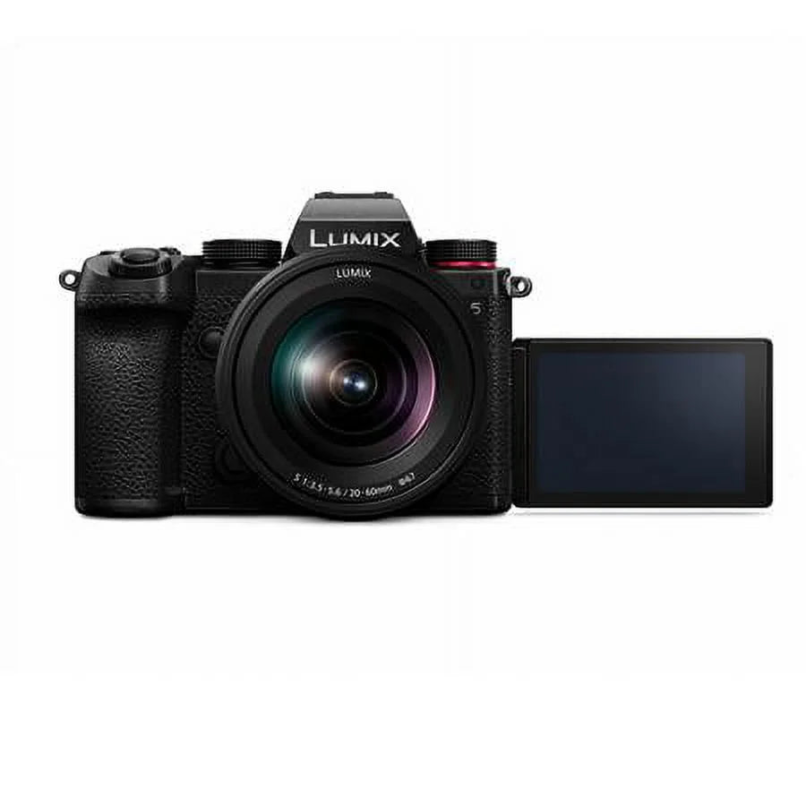 Lumix DC-S5 Mirrorless Camera with Lumix S 20-60mm f/3.5-5.6 and LUMIX S 85mm f/ 1.8 L-Mount Lens